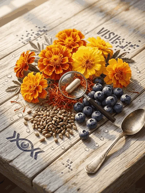 VisiFlora supplement facts label